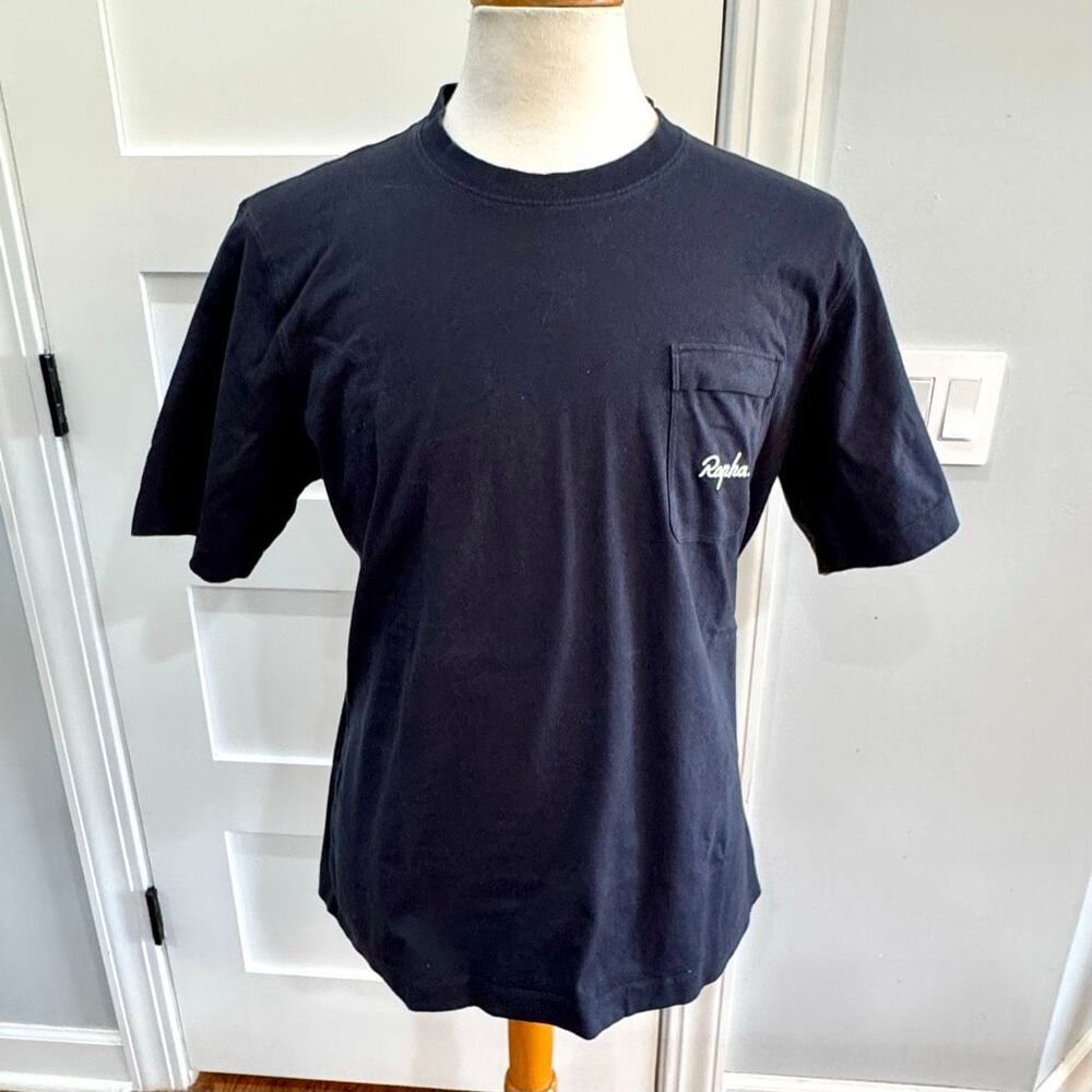 Rapha Logo Short Sleeve T Shirt. Black. Size XXL